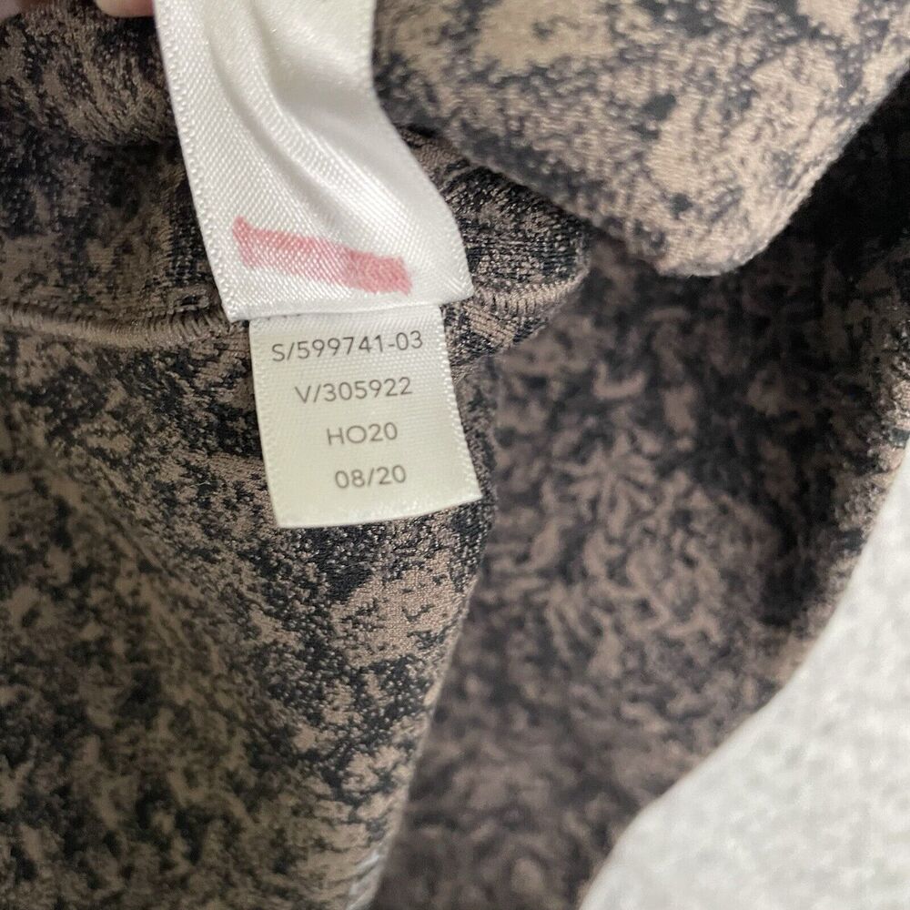 Athleta Salutation Stash Pocket II Textured 7/8 Tight, Coffee House XS #599741 - Picture 4 of 8